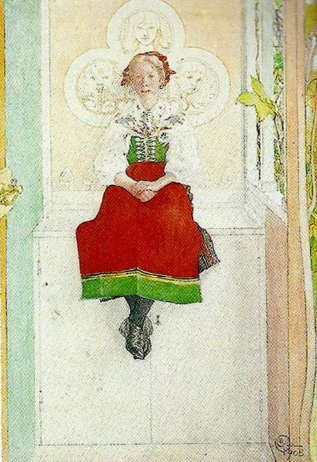 Carl Larsson lisbeth i sundbornsdrakt